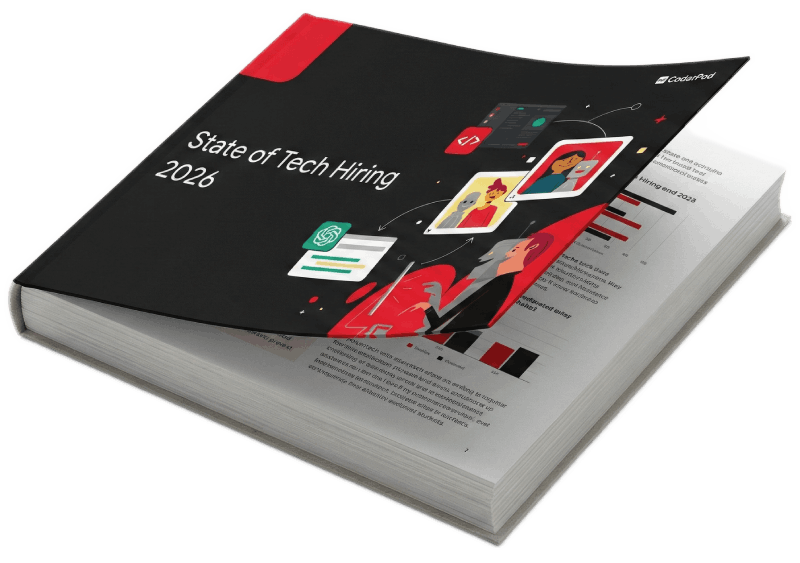 Cover of CoderPad's State of Tech hiring 2026 report